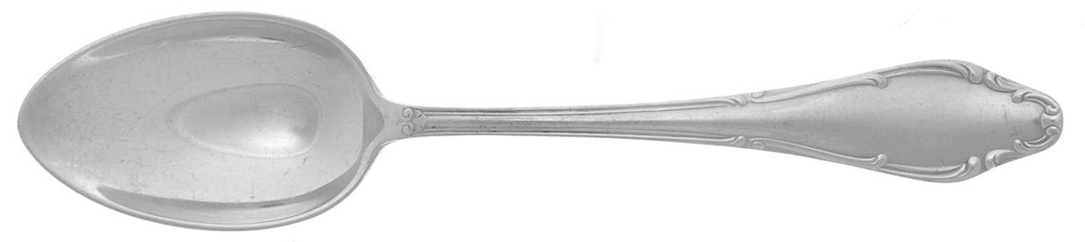 WLN4 (Silverplate) Place/Oval Soup Spoon by Wellner (Germany)-1