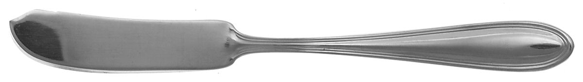 Modern Thread (Stainless) Flat Handle Master Butter Knife by Wallace Silver-1