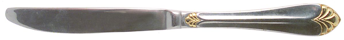 St Regis Gold (Stainless) Modern Solid Knife by Wallace Silver-1