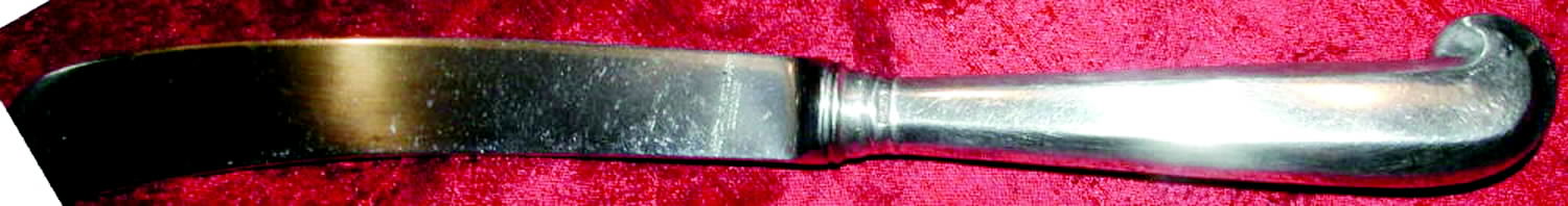 WHW1 (STERLING) Modern Hollow Pistol Knife by Walter H Willson-1