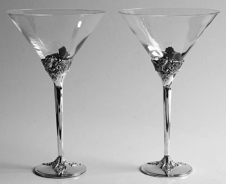 Baroque (Silverplate, Hollowware, Newer) Martin (Pair) by Wallace Silver-1