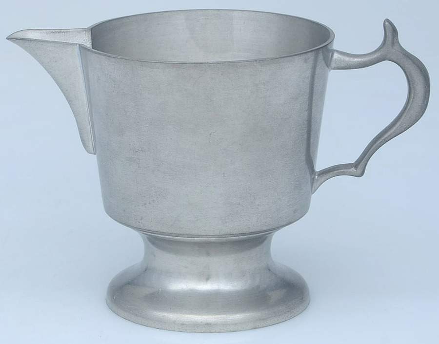 WOP1 (PEWTER, HOLLOWWARE) Creamer by Woodbury Pewterers-1