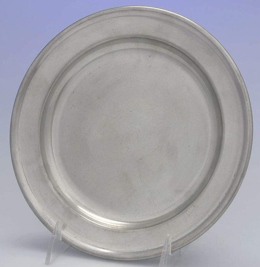 WOP1 (PEWTER, HOLLOWWARE) Salad Plate by Woodbury Pewterers-1