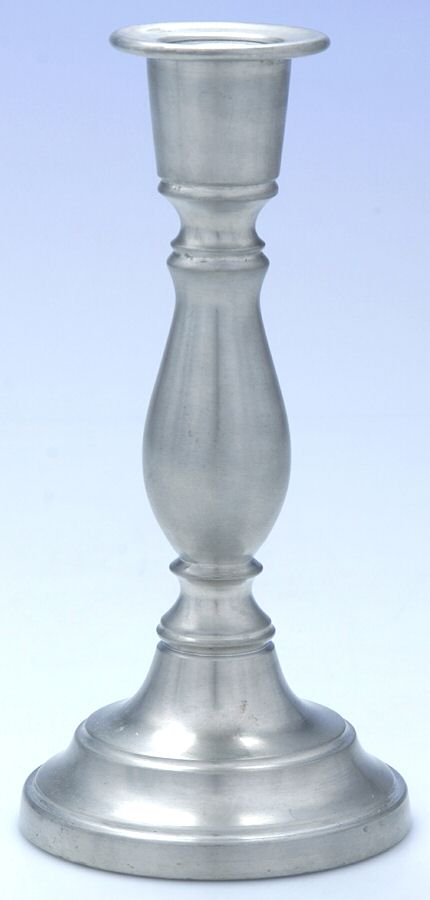 WOP1 (PEWTER, HOLLOWWARE) 8" Candlestick by Woodbury Pewterers-1