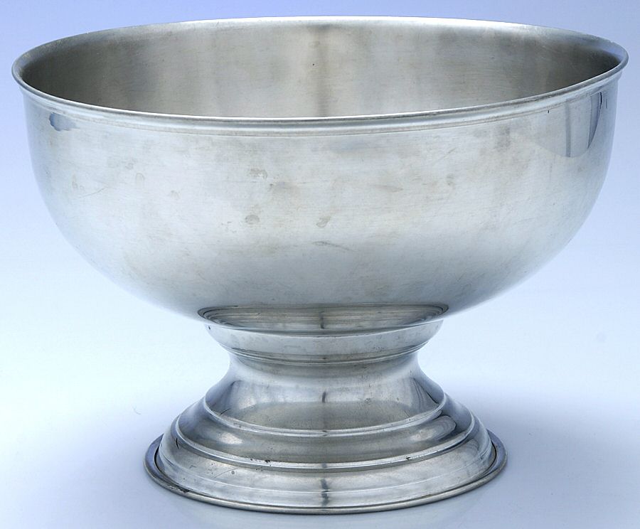 WOP1 (PEWTER, HOLLOWWARE) 11" Round Footed Centerpiece by Woodbury Pewterers-1