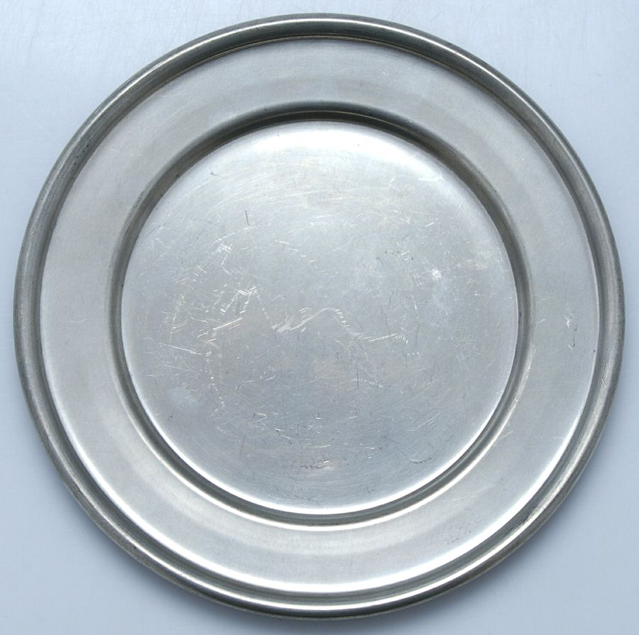 WOP1 (PEWTER, HOLLOWWARE) Bread and Butter Plate by Woodbury Pewterers-1