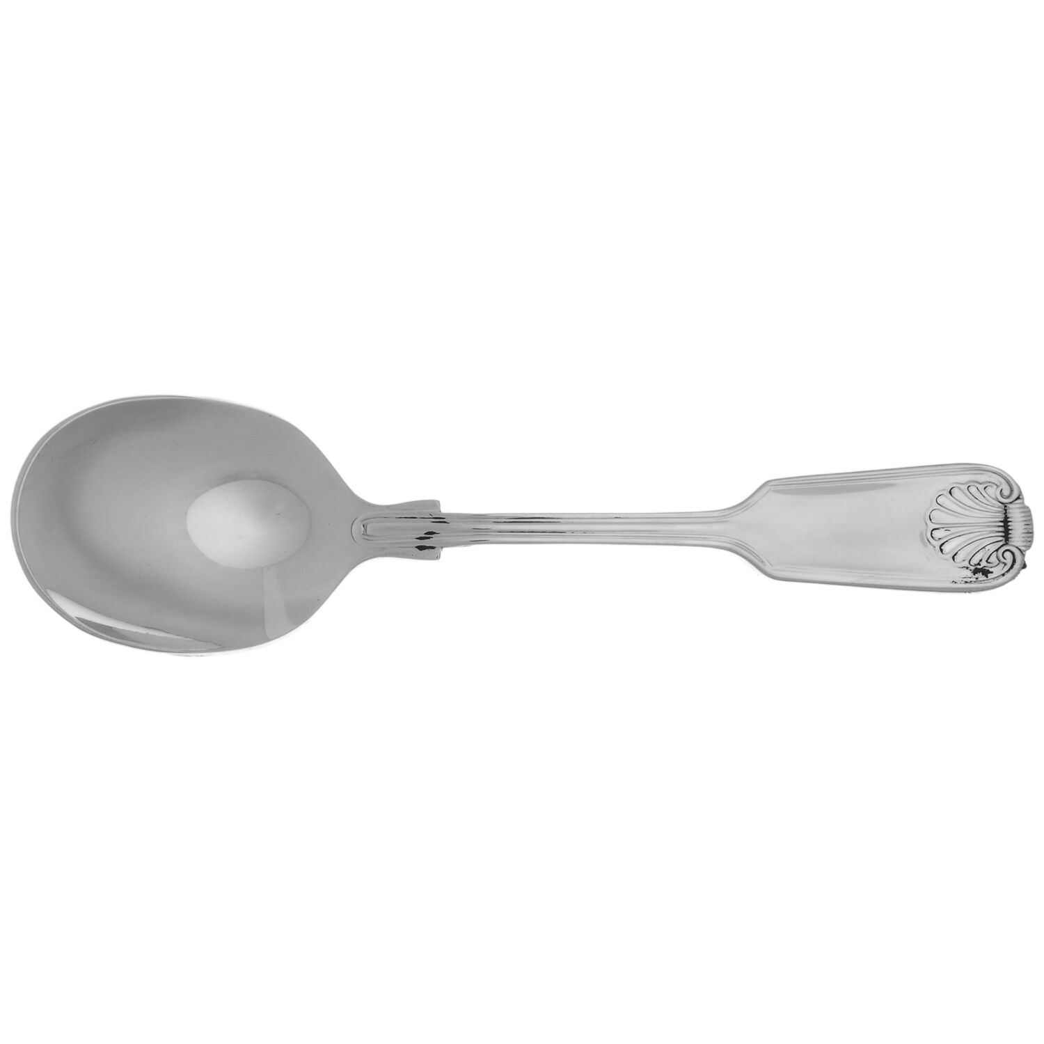 Hotel (Stainless) Round Bowl Soup Spoon (Cream Soup) HC by Wallace Silver-1