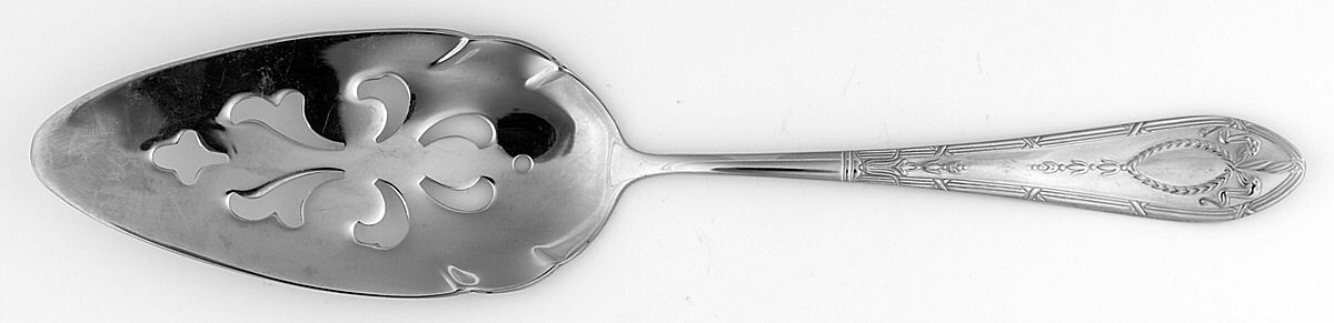 Hotel (Stainless) Pierced All Stainless Pie Server by Wallace Silver-1