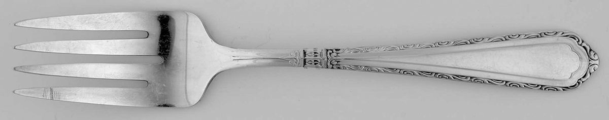 Wcs5 Medium Solid Cold Meat Serving Fork by Wallco Sectional-1