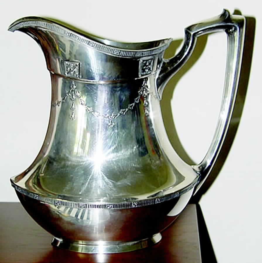 3215N (Silverplate, Hollowware) Silverplate Water Pitcher by Wallace Silver-1