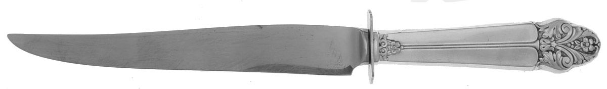 WOX1 (Sterling) Knife-Carving/Sm-Stn Bld/Steak by Wolfenden Silver Co-1