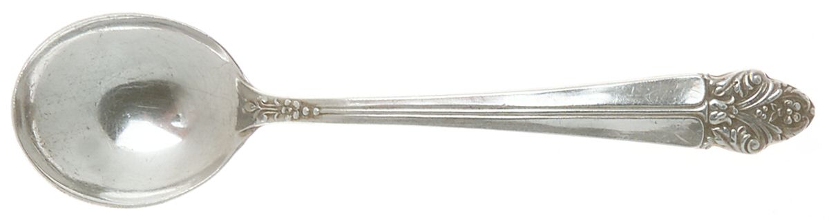 WOX1 (Sterling) Small Short Handle Chocolate Spoon by Wolfenden Silver Co-1