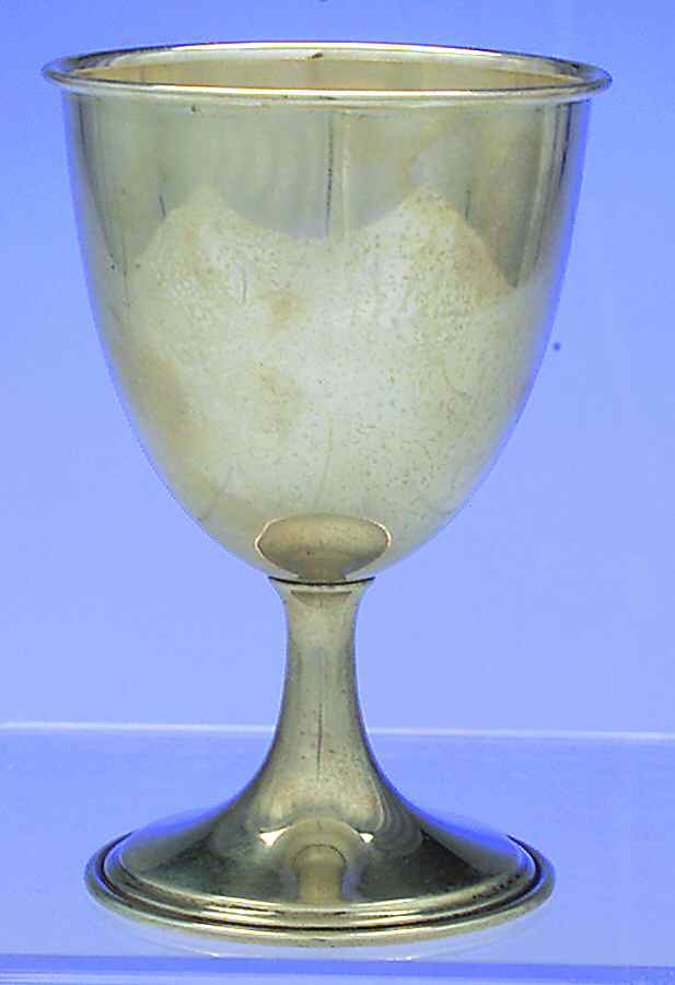 WRF1 (Sterling, Hollowware) Sterling Wine Goblet by Wm. R. Elfers Co-1