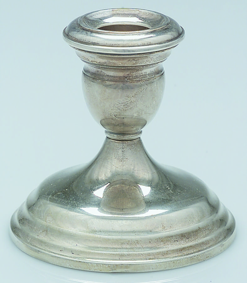 240 (Sterling, Hollowware) Weighted Candleholder by Wallace Silver-1