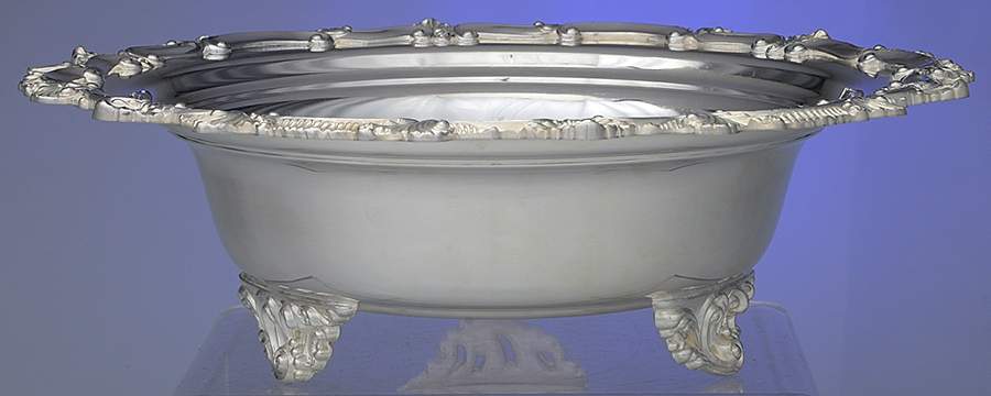 Chippendale (Silverplate, Hollowware) 1.5 Qt Round Covered Casserole W/No Lid by W & S Blackington Co-1