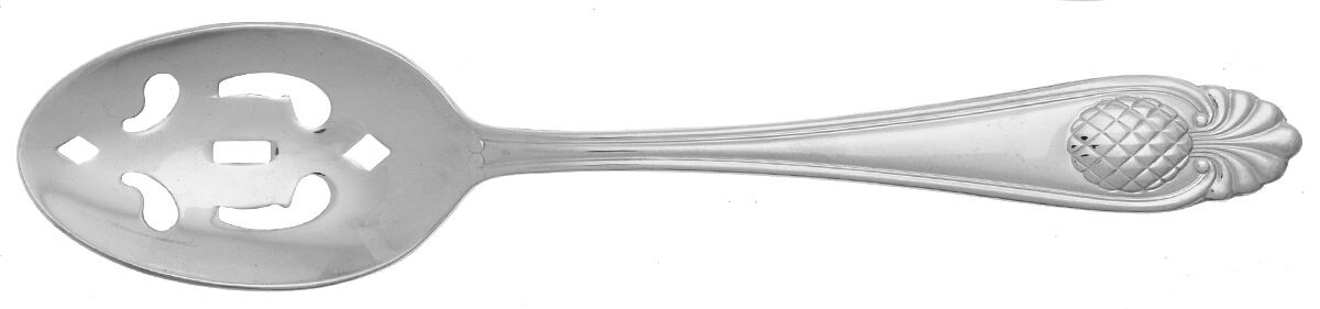 Charleston Pineapple (Stainless) Pierced Tablespoon (Serving Spoon) by William Roberts Silv-1