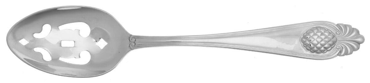 Charleston Pineapple (Stainless) Pierced Tablespoon (Serving Spoon) by William Roberts Silv-1