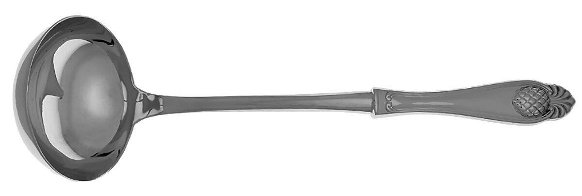 Charleston Pineapple (Stainless) Soup Ladle with Stainless Bowl HC by William Roberts Silv-1