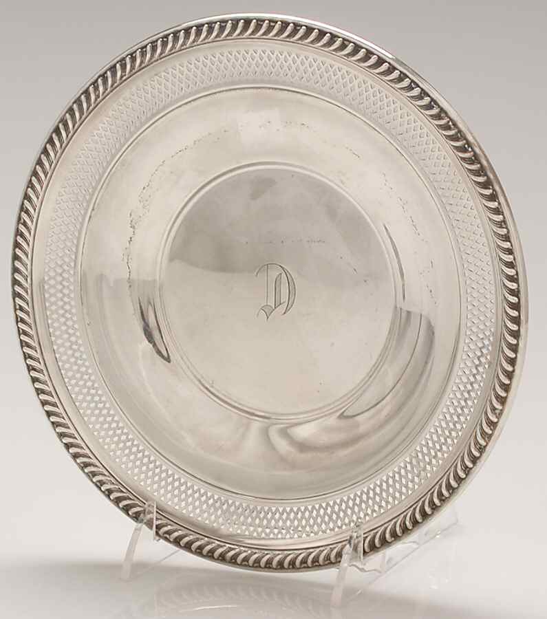 Cornwell (Sterling, Hollowware) Sterling Sandwich Plate by Watrous-1