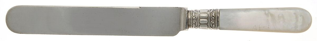 Pearl Handle Flatware 2 (Sterling) Pearl Handle Breakfast Knife by World Brand-1