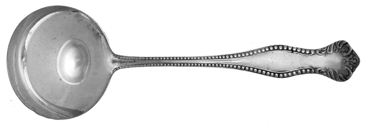 W Silver Plate One (Silverplate) Round Bowl Soup Spoon (Bouillon) by W Silver Plate-1