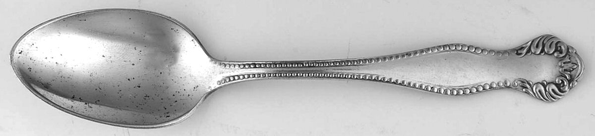 W Silver Plate One (Silverplate) Demitasse Spoon by W Silver Plate-1