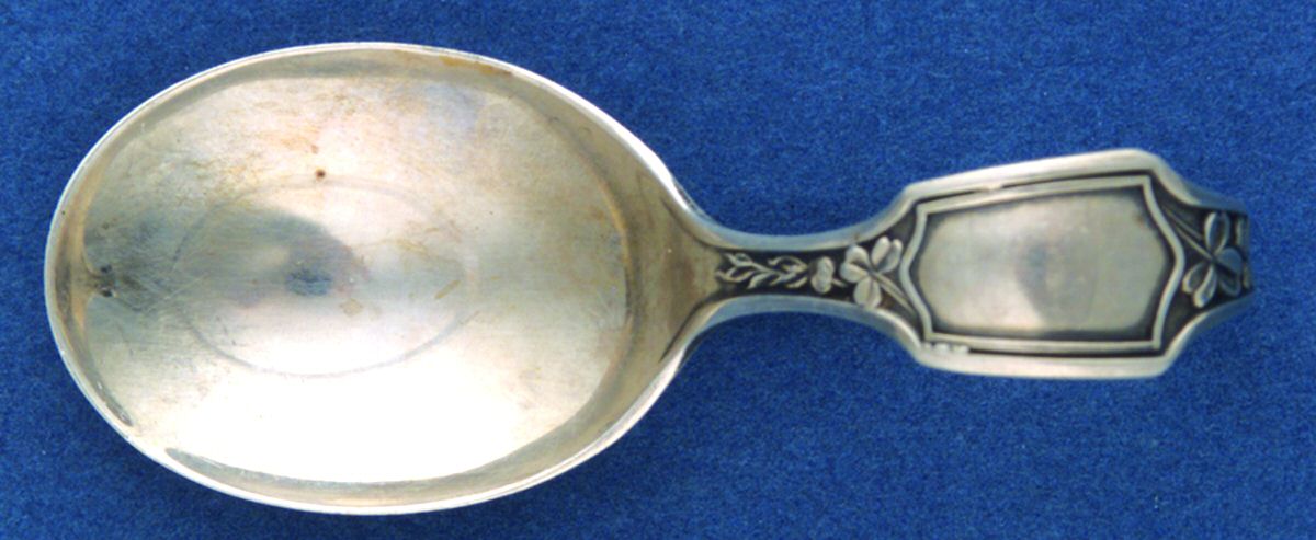 102 (Sterling) Curved Handle Baby Spoon by Watrous-1