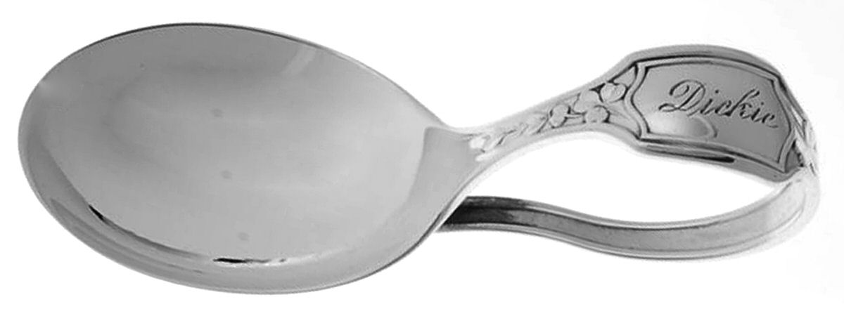 102 (Sterling) Spoon-Baby/Curved Handle by Watrous-1