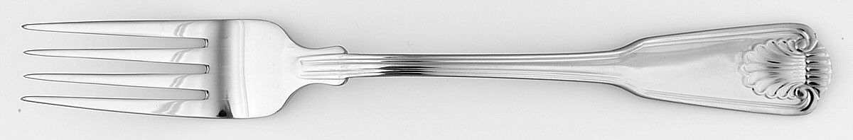 Royal Shell (Stainless) Fork by Wallace Silver-1