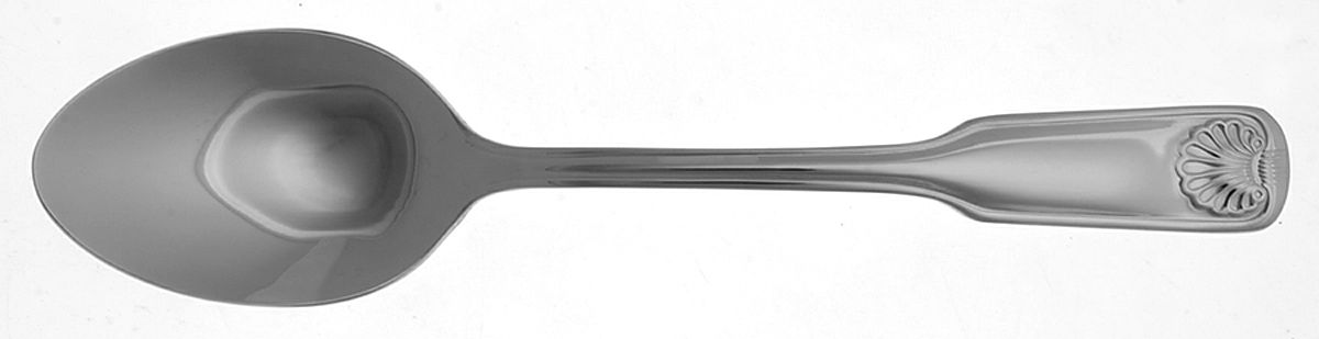 Continental Shell (Stainless) Tablespoon (Serving Spoon) by William Roberts Silv-1