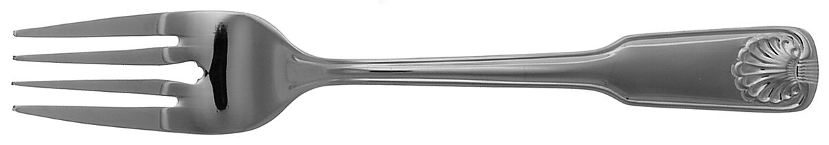 Continental Shell (Stainless) Individual Salad Fork by William Roberts Silv-1