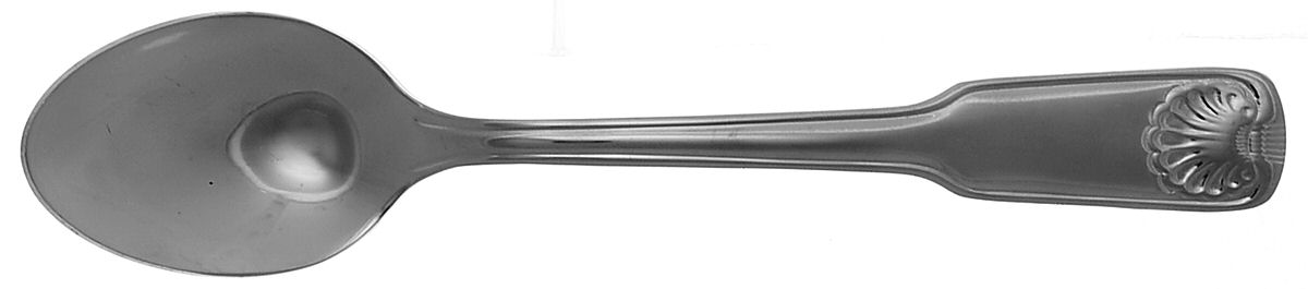 Continental Shell (Stainless) Teaspoon by William Roberts Silv-1