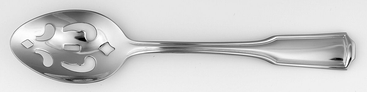 Parker House (Stainless) Pierced Tablespoon (Serving Spoon) by Wallace Silver-1