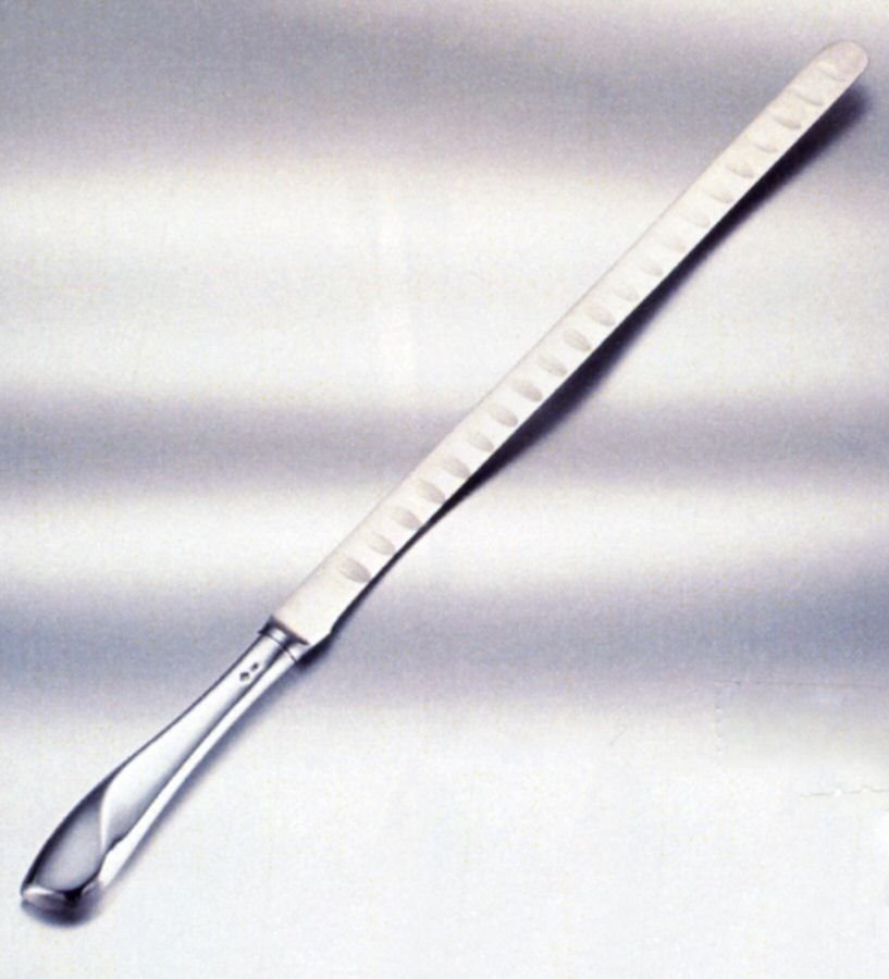 Hoffman (Sterling, 1902) Salmon Slicer by Wiener Silberschmiede Werkstatte-1