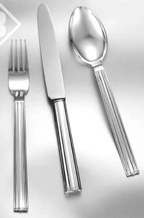 Hoffman (Sterling, 1931) Fork by Wiener Silberschmiede Werkstatte-1