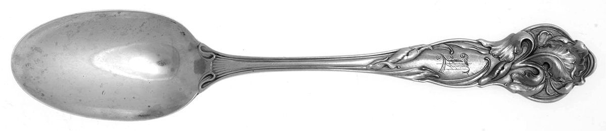 Floral Series #1 (Sterling) Five O'Clock Spoon by Wallace Silver-1