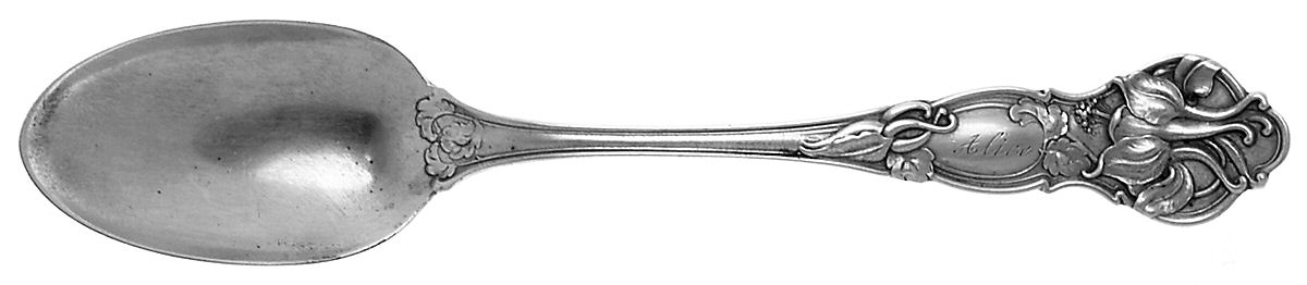 Floral Series #1 (Sterling) Five O'Clock Spoon by Wallace Silver-1