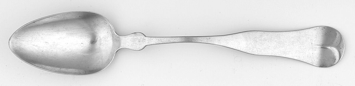 Coin Silver Flatware Dessert/Oval Soup Spoon by William Turner Gale & Co.-1
