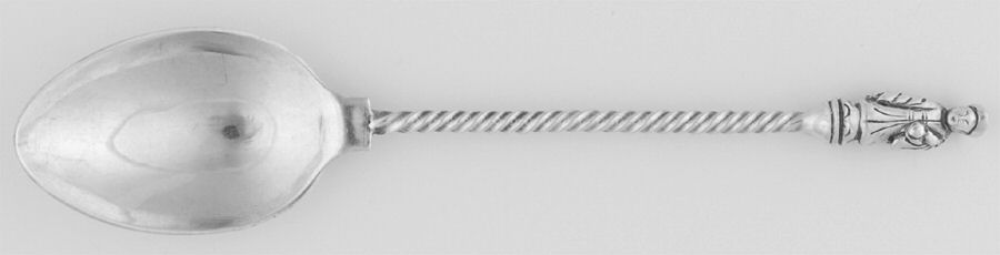 WHN1 (Sterling, Hong Kong) Five O'Clock Teaspoon by Wang Hing & Co-1