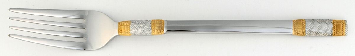 Golden Corsica (Stainless, Gold Accents) Fork by Wallace Silver-1