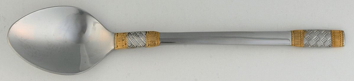 Golden Corsica (Stainless, Gold Accents) Teaspoon by Wallace Silver-1
