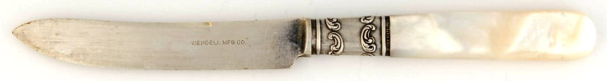 Pearl Handle (Sterling) Pearl Handle Individual Fruit Knife by Wendell-1
