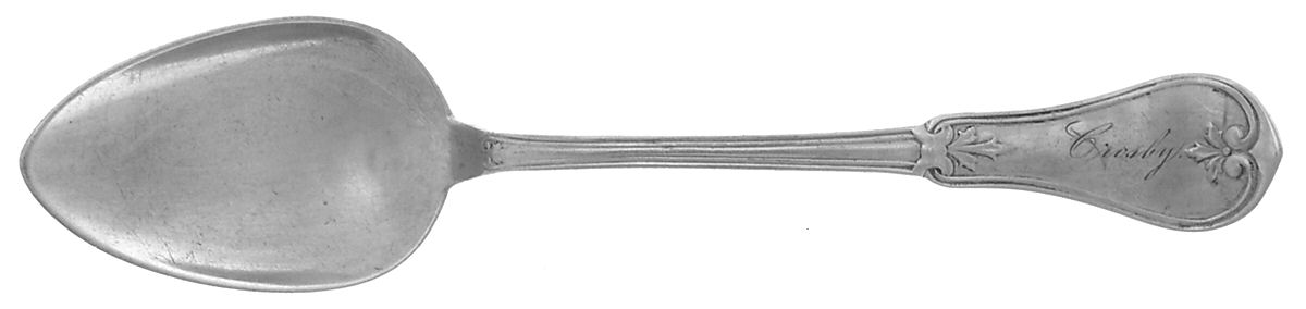 WDK1 (Coin) Dessert/Oval Soup Spoon by Wm. Leonard & Horace E. Pitkin-1