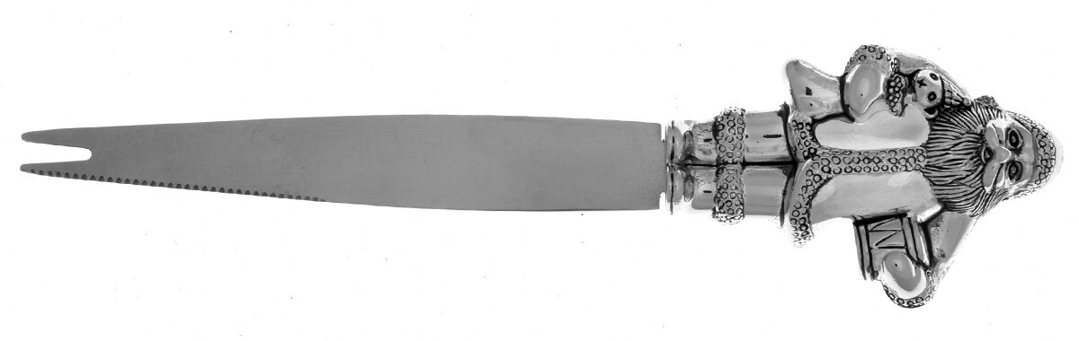 WAS201 (Silverplate) Hollow Handle Serving Cheese Pick by Wallace Silver-1