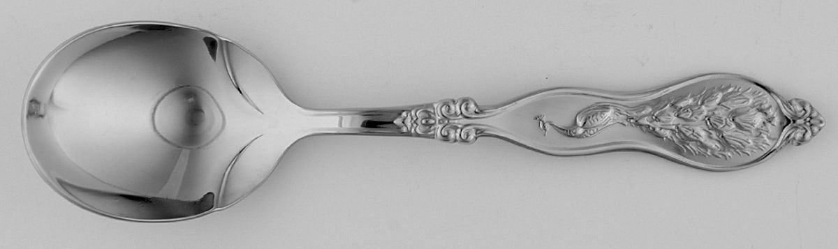 Peacock (Stainless) Sugar Spoon by Wallace Silver-1
