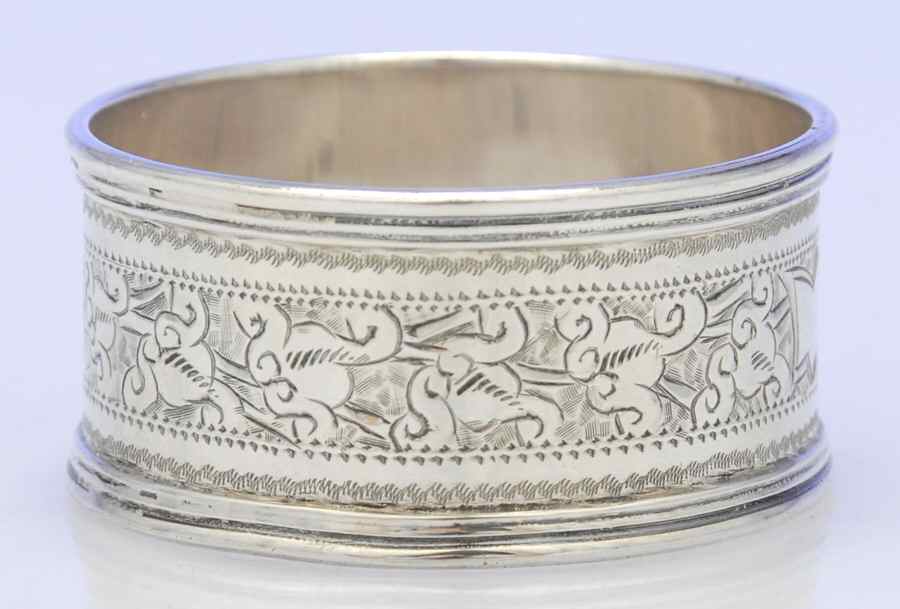 8 (Sterling, Hollowware) Napkin Ring by Wm Hayes-1