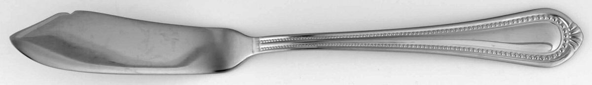 Chatham Bead (Stainless) Flat Handle Master Butter Knife by Wallace Silver-1