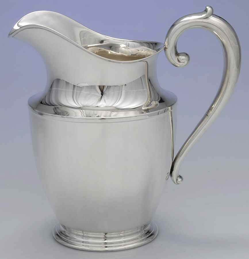 201 (Sterling, Hollowware) Sterling Water Pitcher by Wallace Silver-1