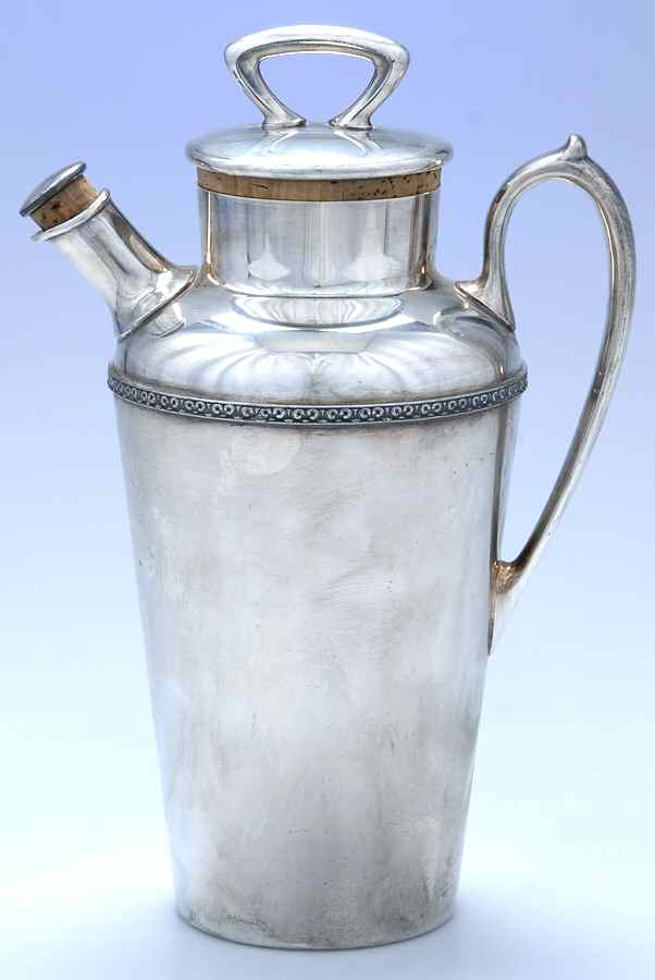 V12205 (Silverplate, Hollowware) Silverplate Martini Shaker by Wallace Silver-1