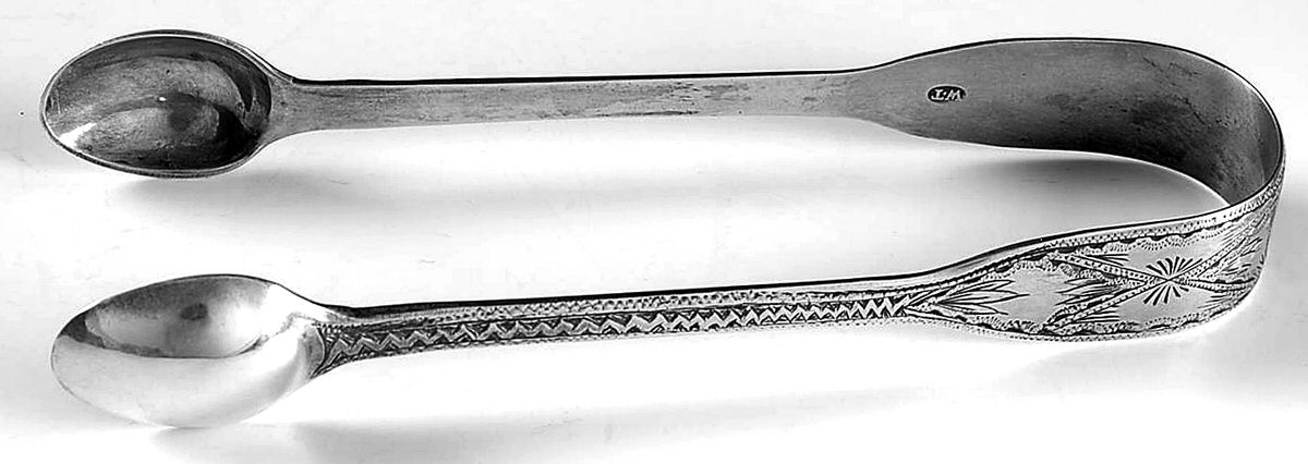 W1T1 (Sterling) Sugar Tongs by Walter Thornhill-1